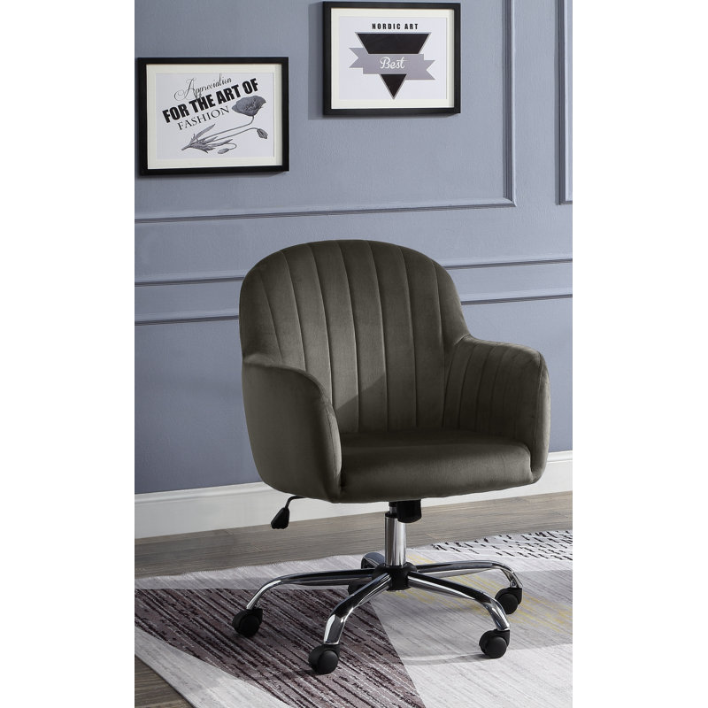 Fauteuil de direction Alizia, Brun