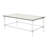 Ultra-Modern Tempered Glass and Acrylic Coffee Table