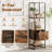 4-Tier Bookshelf with 4 Open Shelves Storage Drawer Modern Book Storage Organizer-2134058011