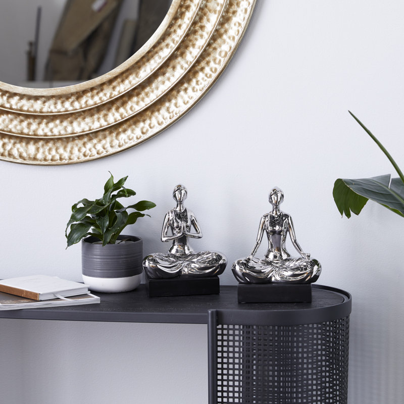 Ensemble de 2 figurines de yoga Elvina