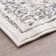 Saxton Oriental Indoor Polypropylene & Polyester Area Rug, Cream | Gray | Beige