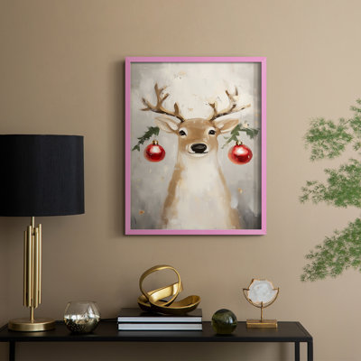 Art des Fêtes de Noël - série 2 - CLxxix, reproduction encadrée - bois massif