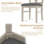 Ensemble de 6 chaises de salle à manger rembourrées Vicktor