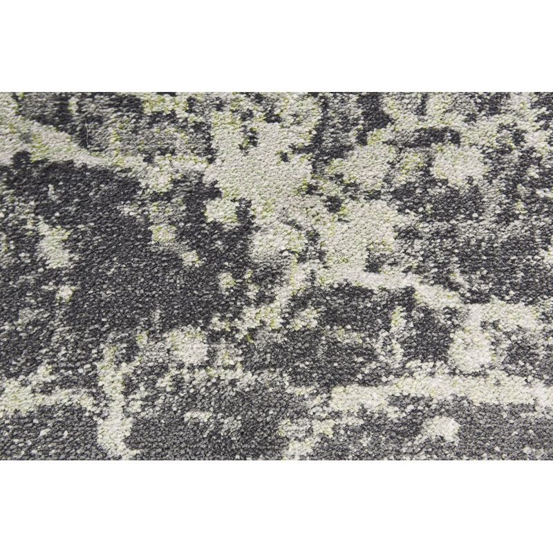 Tapis château / taupe à motif abstrait Ambrosia, Rectangle 10 pi x 13 pi 2 po