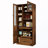 Freestanding Kitchen Pantry Cabinet with Microwave Stand