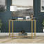 Ismir Glass Top Console Table-715275815