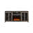 Ellington 70"W Fireplace TV Stand Console With Heater, LED Light, Cabinets, Shelves-1264126682