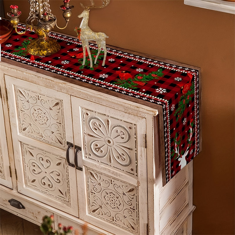 Chemin de table de Noël, L 108 po x P 13 po