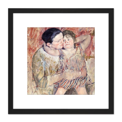 Woman Child Mother by Mary Cassatt - Single Picture Frame Painting