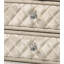 Table de chevet en velours Lucienne