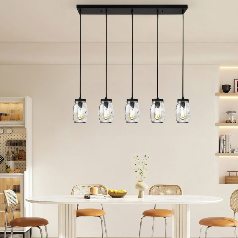 Luminaire suspendu à 5 têtes