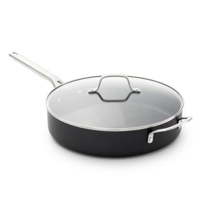 Hard-Anodized Nonstick 5-Qt. Saut Pan with Lid
