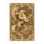 Tapis damassé classique brun lavable à la machine Joyce Hippogriff - reliure brun clair-98194838