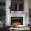 Cassella Black Electric Fireplace with 5120 BTU-2070456085