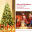 Arbre de Noël en cachemire vert 8 "avec 880 lumières H 8"-1131686755