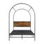 Metal Canopy Bed Industrial Style-1597619260