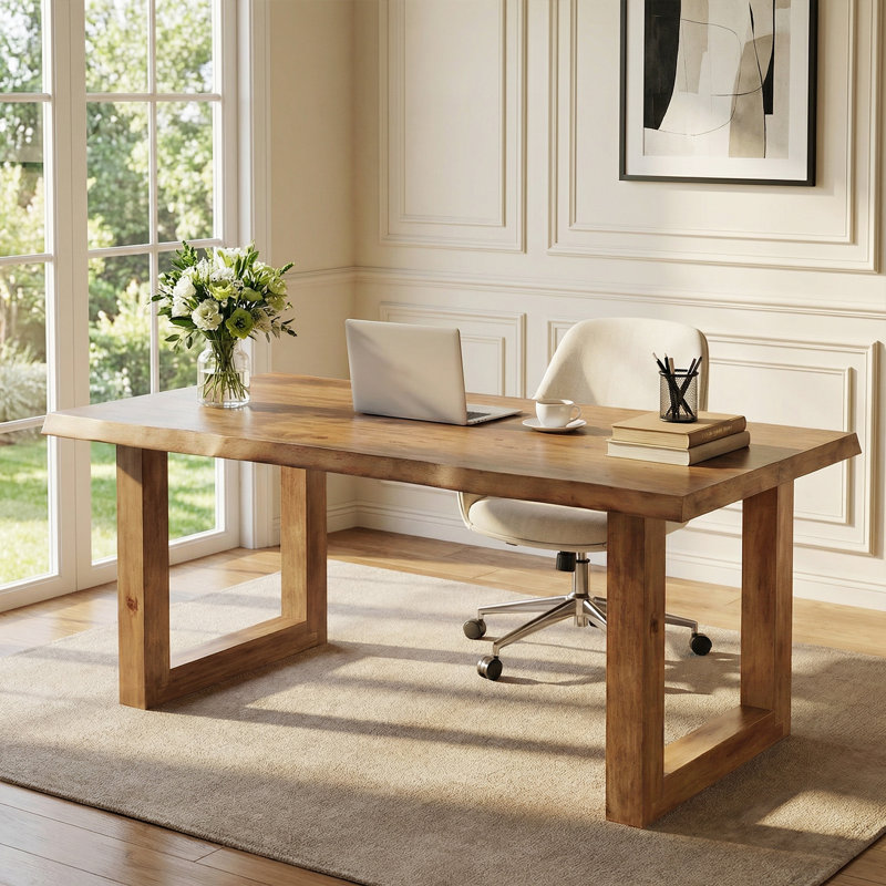 Bureau à domicile 63 "en bois massif