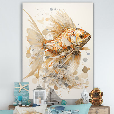 " Golden Fish Elegance "