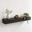 Étagère de foyer en bois massif, étagère murale flottante avec support invisible, décor rustique de style campagnard-1544511176-1544511178