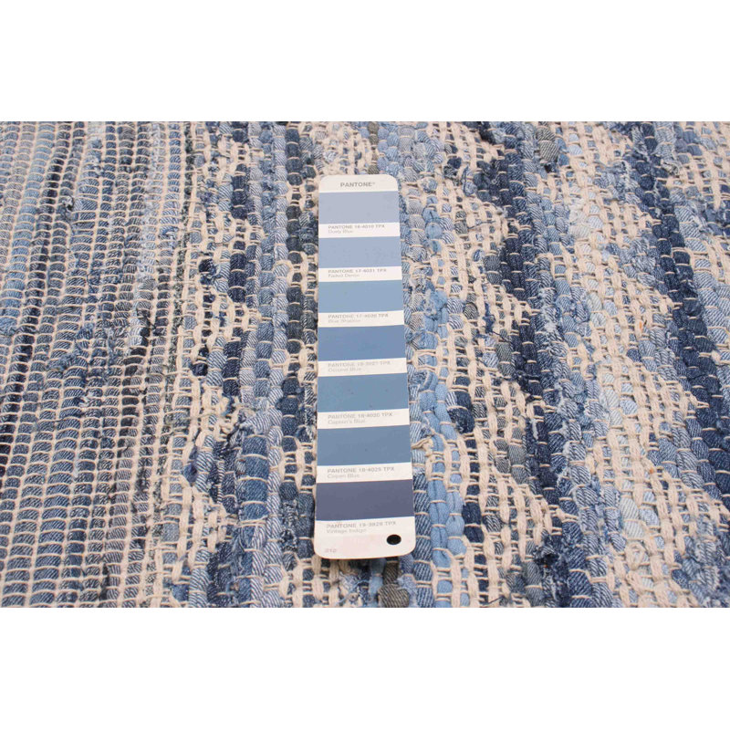 Tapis unique bleu 5 pi 0 po x 8 pi 2 po Sienna