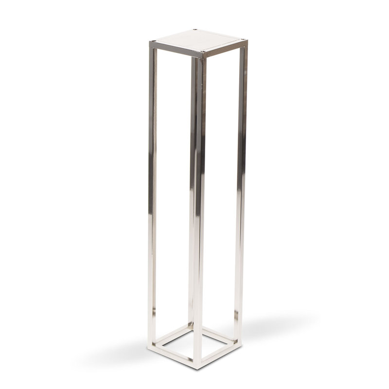Lauzon Abstract Figurines & Sculptures, Silver, 39" H x 10" W x 10" D