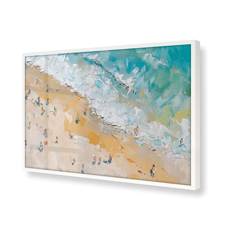 Impression encadrée sur papier, Blanc opaque, H 17 po x l 21 po x P 1,25 po