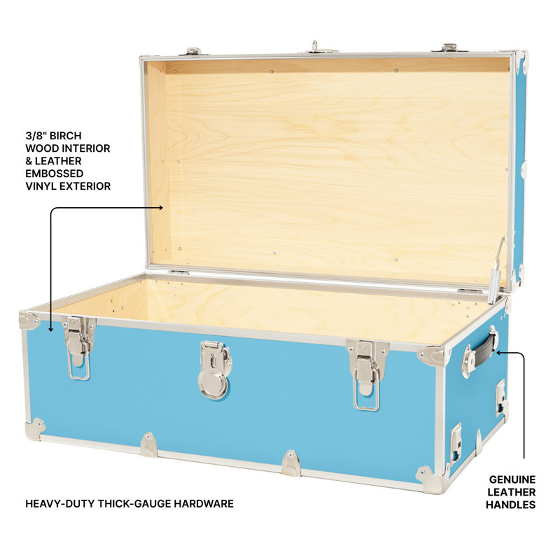 Coffre de rangement XL Rhino Home, Bleu ciel