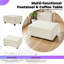 Repose-pieds en velours UnaMara pour le salon, repose-pieds multifonctionnel et table basse-1748632892
