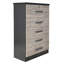 Chest With Large Drawers and Lock 31.5"W-1120122407