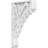 1 7/8"W X 22"D X 22"H Genova Architectural Grade PVC Corbel-30799305-112933176
