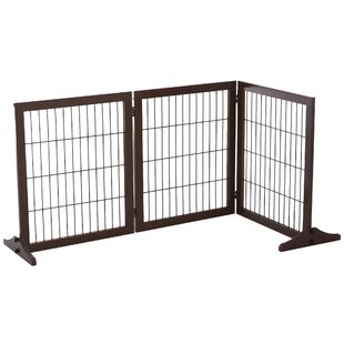 Dog Pet Folding Fence - Gate Barrier Fencing Garden Expanding Pen