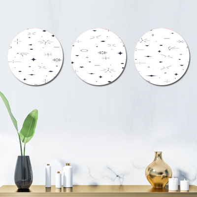 Abstract Wall Decor on Metal
