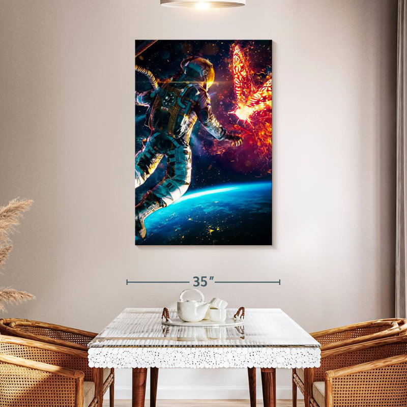Kelan Astronaut Walk Fantasy, 48" H x 32" W