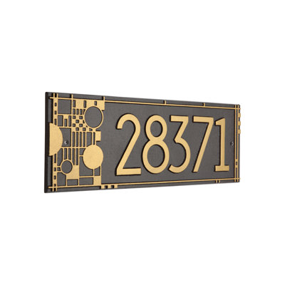 Frank Lloyd Wright Coonley Modern Plaque, Standard 1-line