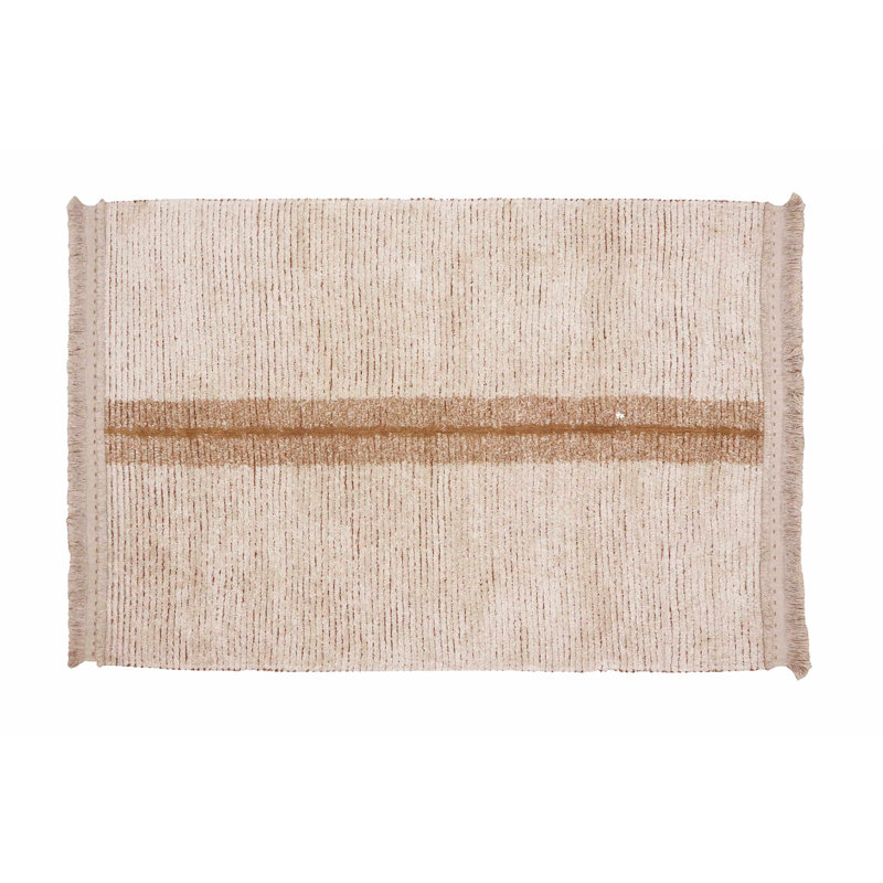 Tapis réversible lavable Duetto Caramel, Rectangle 5 pi 7 po x 8 pi