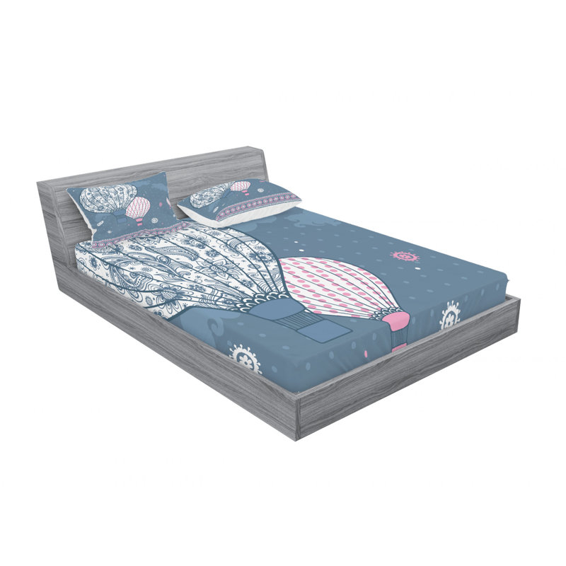 Ensemble de draps ornements, Ensemble de drap pour grand lit avec drap-housse