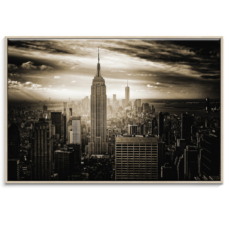 Print on Canvas, Timber Floater Frame, 102cm H x 152cm W