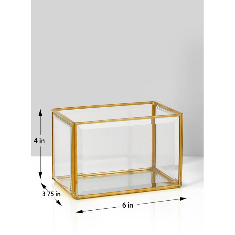 Tabletop Tealight Holder, 4" H x 6" W x 3.75" D