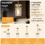 Levona 1 - Light Large Kitchen Island Pendant With Clear Hammered Glass Shade(Set Of 2)-2101498499