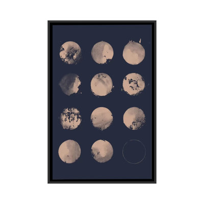 «12 Moons», impression sur toile tendue