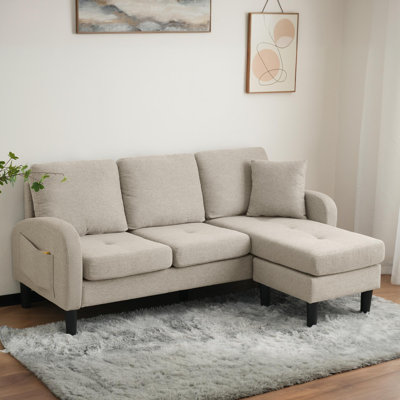 3 Seater Cotton Blend Sofa