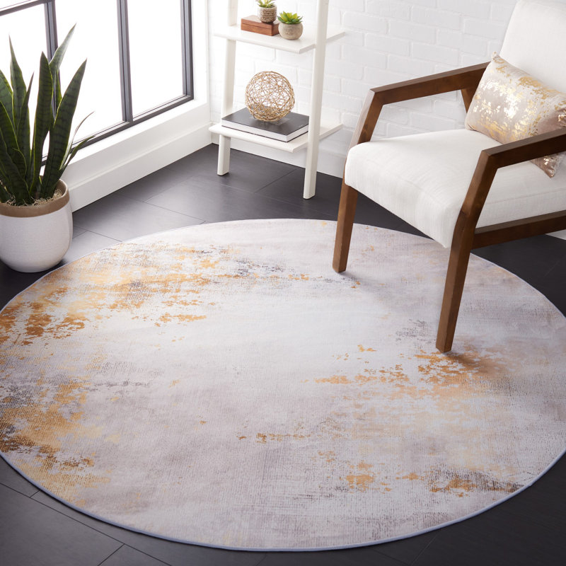 Tacoma Performance Machine Washable Abstract Rug, Rectangle 2'6" x 4'
