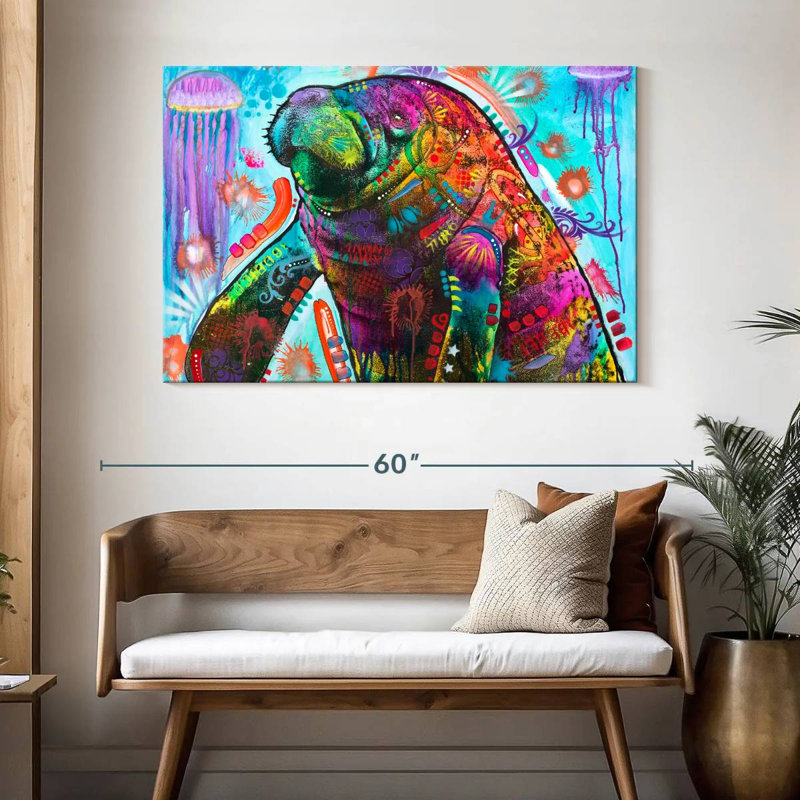 Manatee, 32" H x 48" W