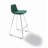 Upholstered Counter Stool with Metal Frame-40925050-49090737-40925052