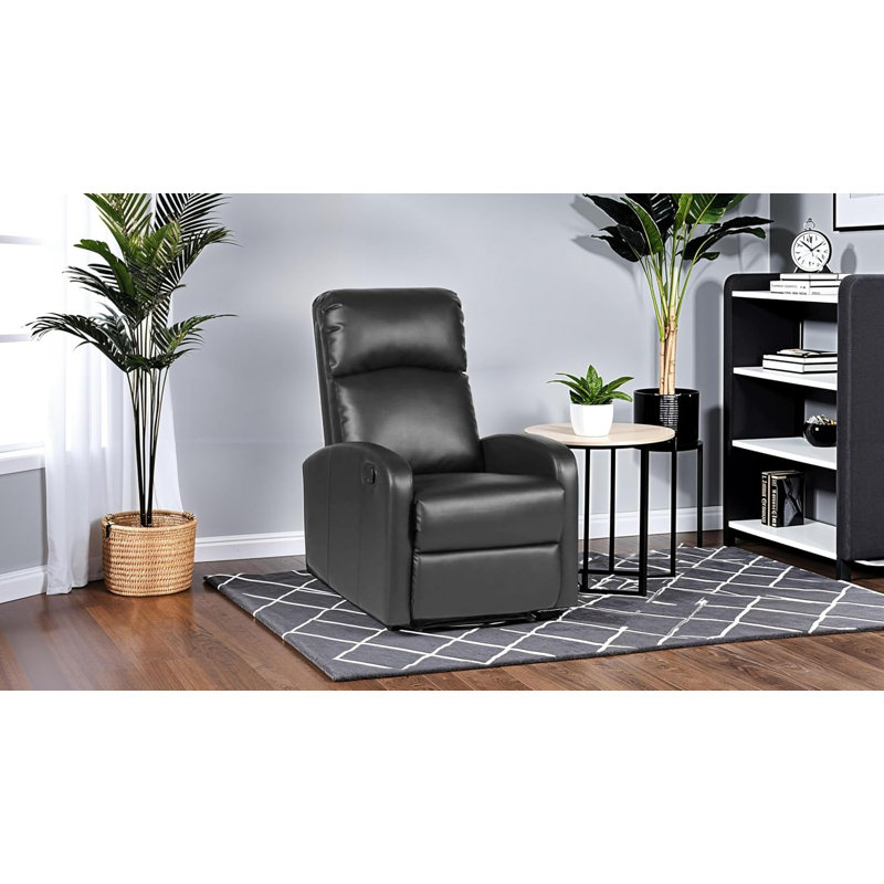 Sadina 25.6cm Wide Standard Recliner, Black