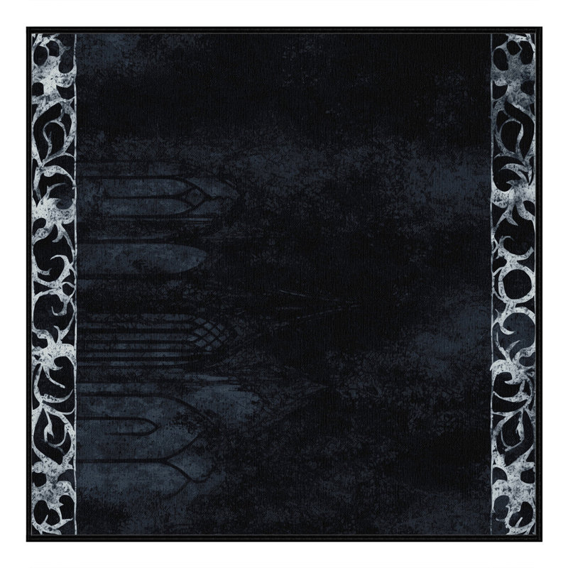 Moonlit Wreath Rug, Square 3'