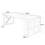 Bureau rectangulaire en bois massif brun noisette-1239391730