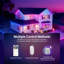 48ft Permanent Outdoor Lights for House Decor, Smart AI RGBCW Outside Eaves String Christmas Lighting with 30 LED Lights App Control 53 Scenes IP67 Waterproof, Compatible with Alexa, NR02