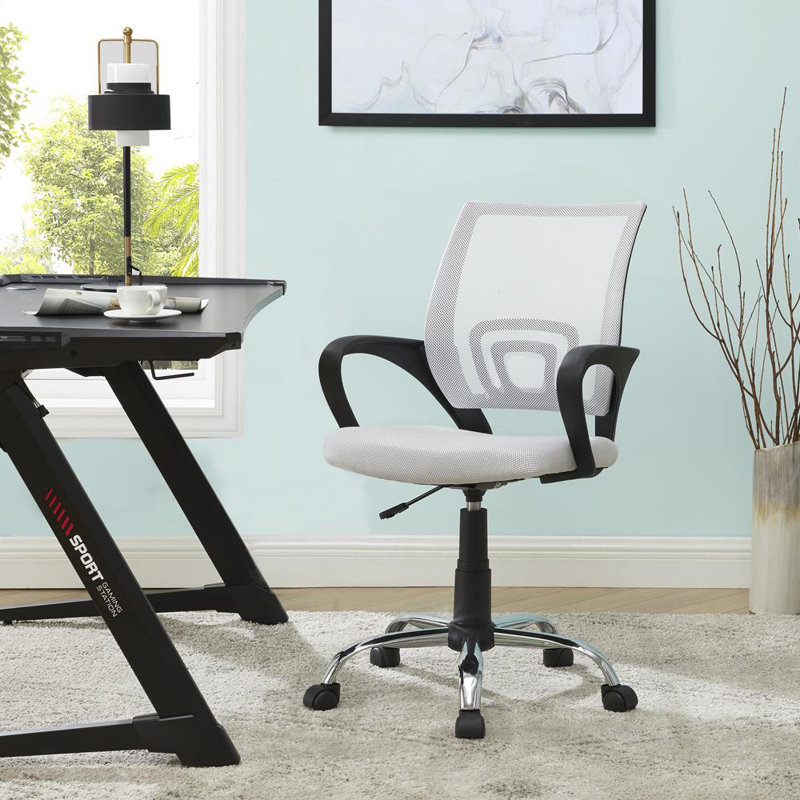 Chaise de bureau ergonomique Ersela, chaise de bureau réglable en hauteur, chaise de bureau en filet, chaise de bureau avec accoudoirs