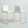 Rakowski Upholstered Counter Stool with Metal Frame